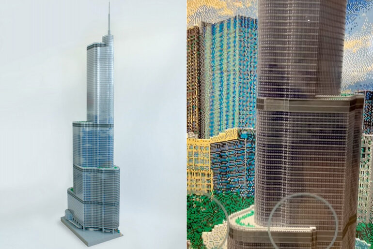 LEGO Trump Tower Hotel Chicago