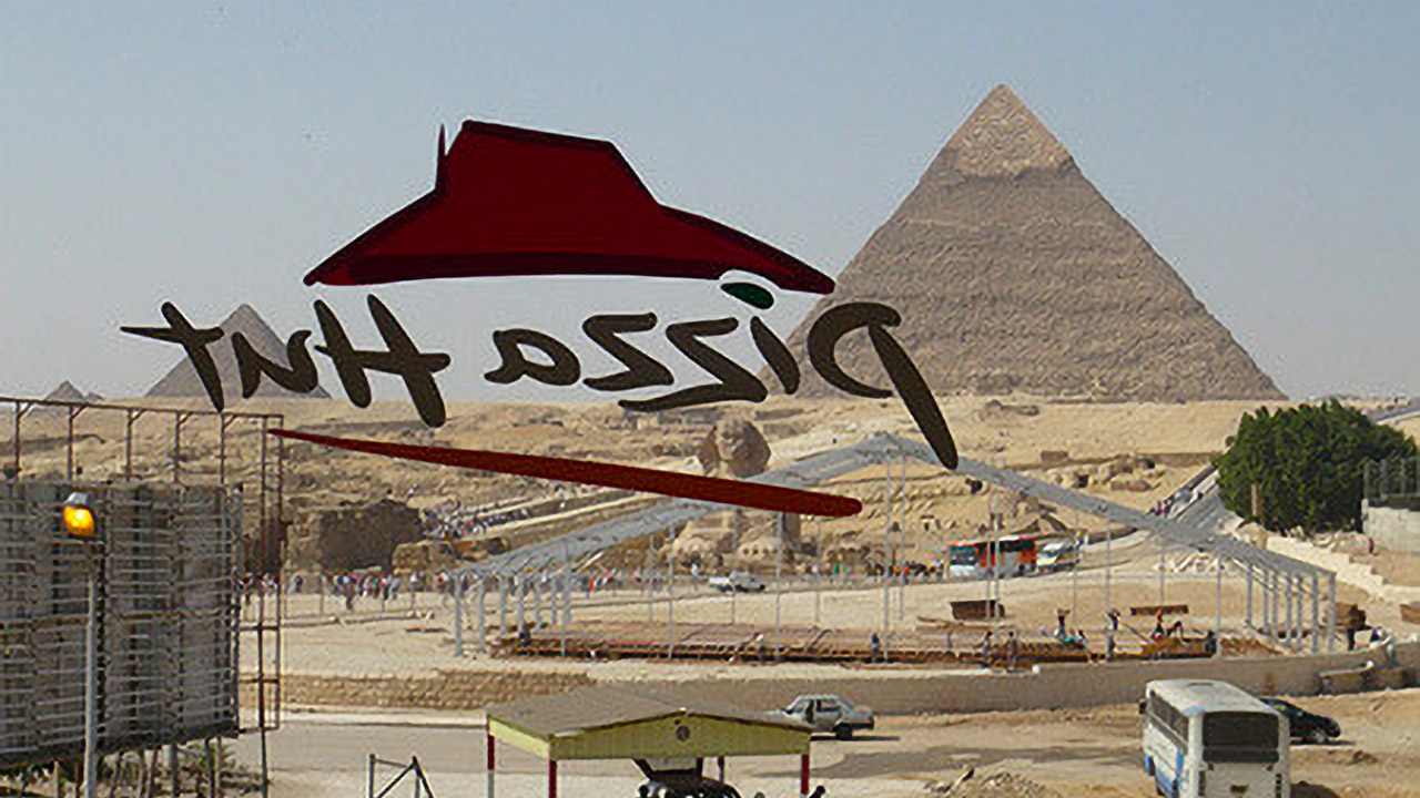 KFC Pizza Hut Pyramids Cairo Egypt