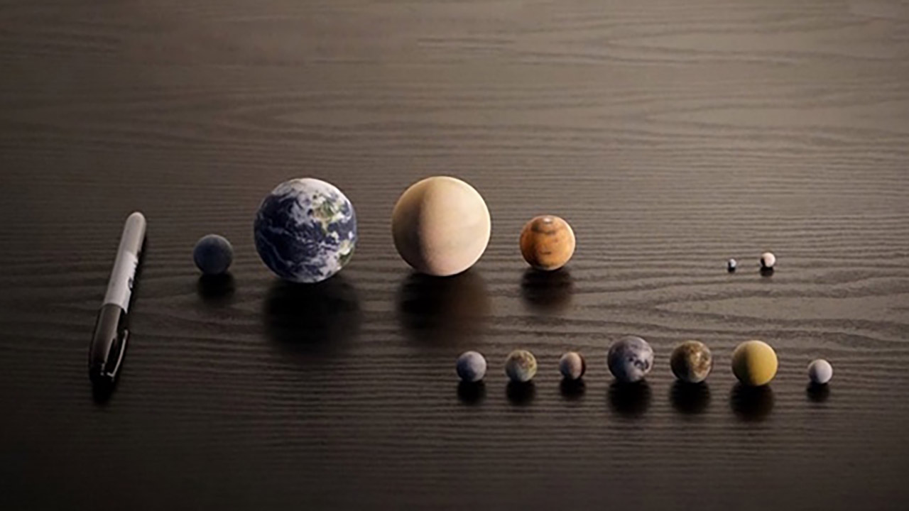 3D-Printed Solar System
