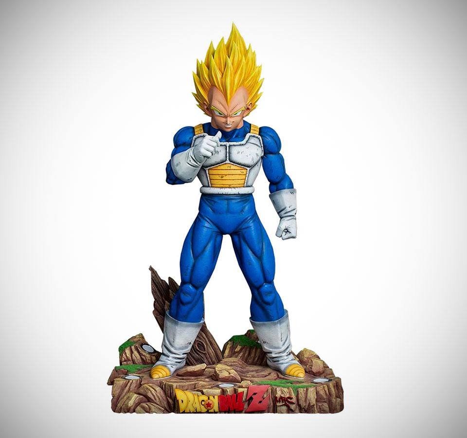 Yume MRC Unveils LifeSized Dragon Ball Z Vegeta Statue That Stands 6.9