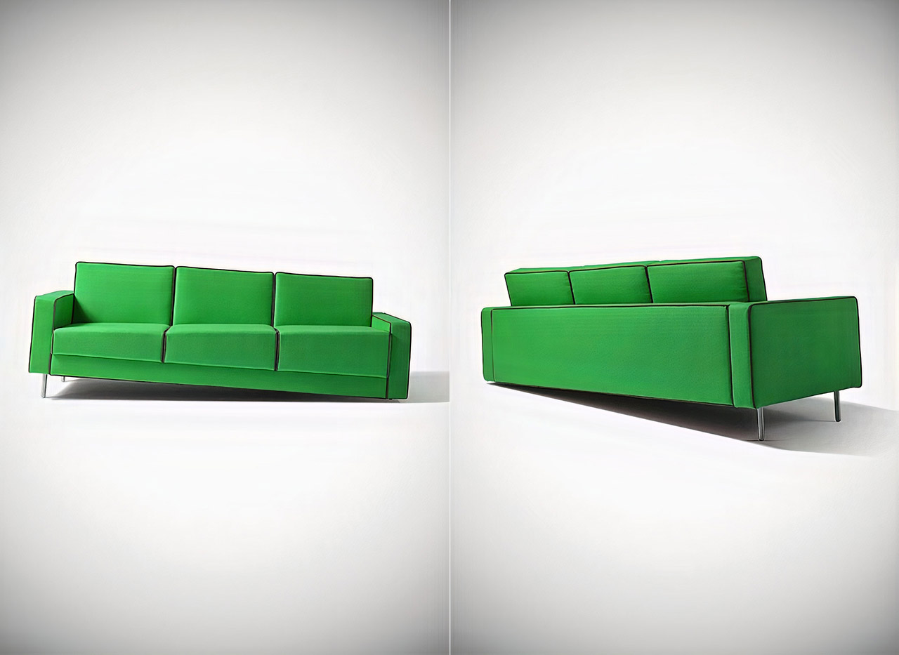 Cappellini's Adaptation Sofa is Not Broken, Just a Clever Optical Illusion TechEBlog