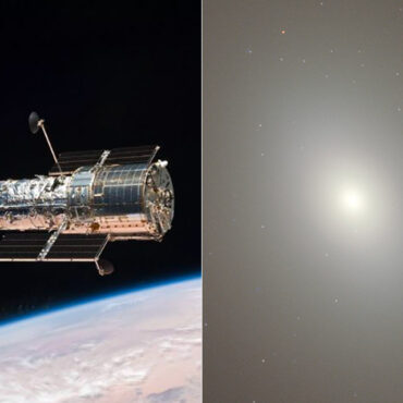 Hubble Space Telescope Observes a Massive Glowing Ball of 100 Billion ...