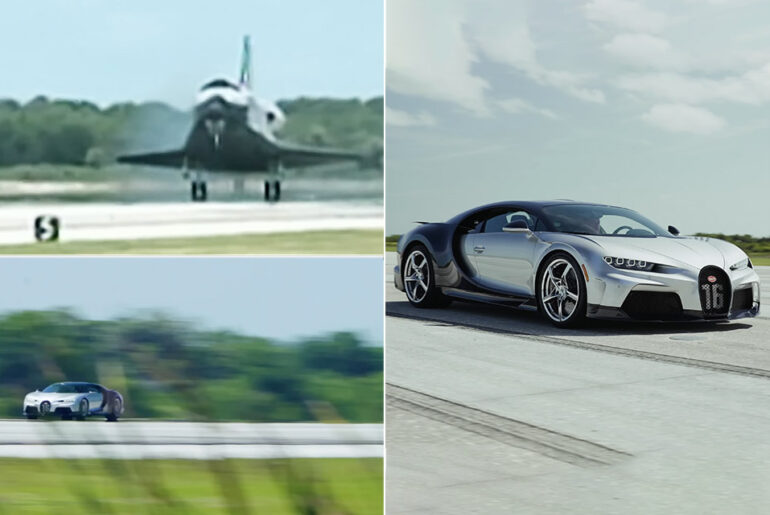 Top Gear Bugatti Chiron Super Sport vs NASA Space Shuttle