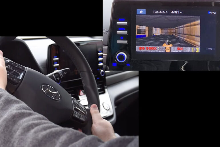 DAudio2Doom Run DOOM Hyundai Headunit