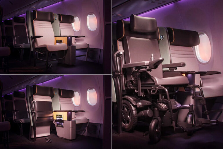 Delta Flight Products Seat Prototype Wheelchair