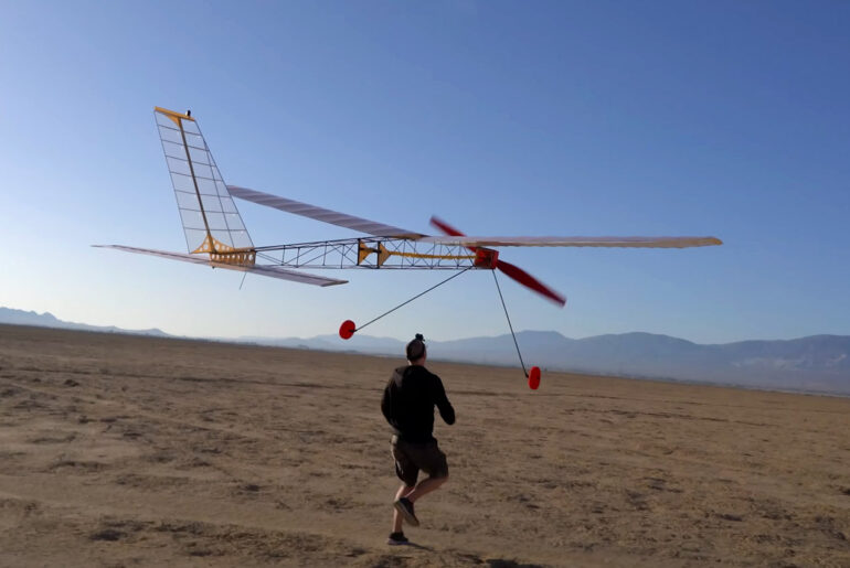 16-Foot Rubber Band Airplane Largest