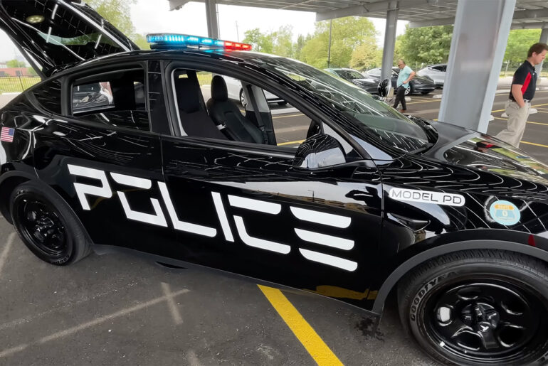 Tesla Model PD Police Vehicle