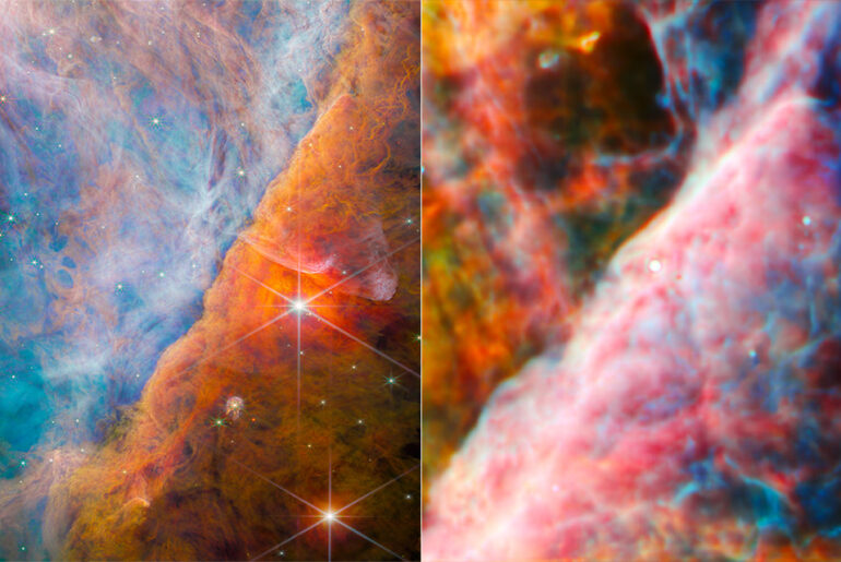 James Webb Space Telescope New Carbon Compound Orion Nebula