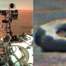 NASA Perseverance Mars Rover Donut-Shaped Rock
