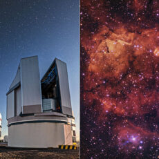 ESO VLT Survey Telescope Smiling Cat Nebula