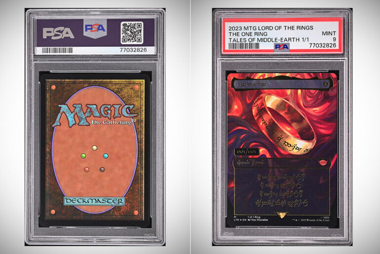 Magic the Gathering The Lord of the Rings One Ring Card Found