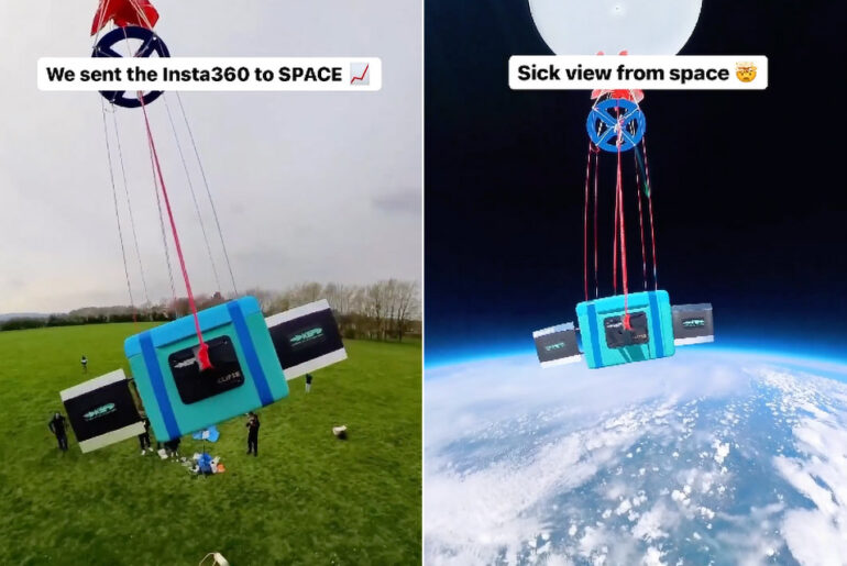 Students Karman Space Program Insta360 X3 Action Camera Space