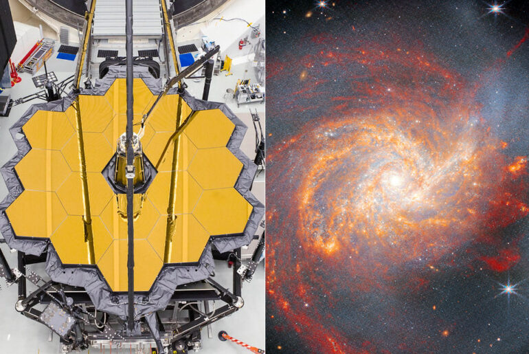 James Webb Space Telescope Galaxy NGC 3256