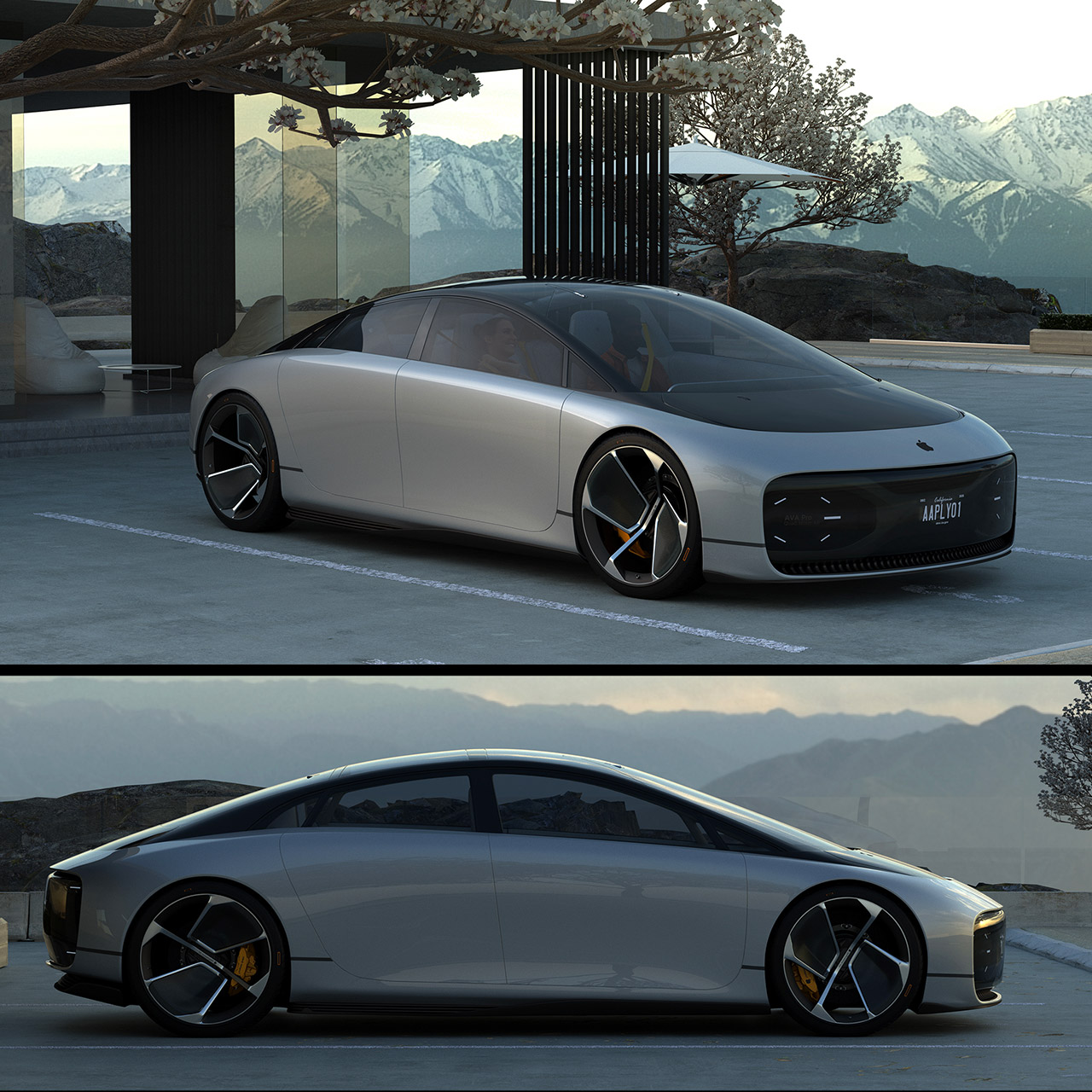 Apple Car Audio System Technology With Headrest Speakers Possibly 