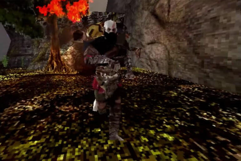 God of War Ragnarok Demake PS1