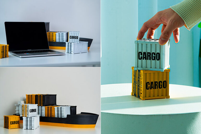 Cargo Shipping Container Hard Drives