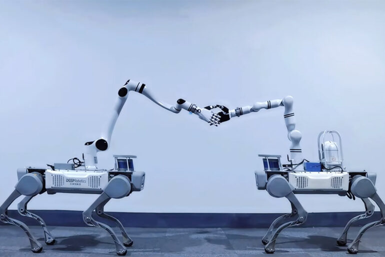 Jueying X20 Robot Dog Robotic Arm Hand