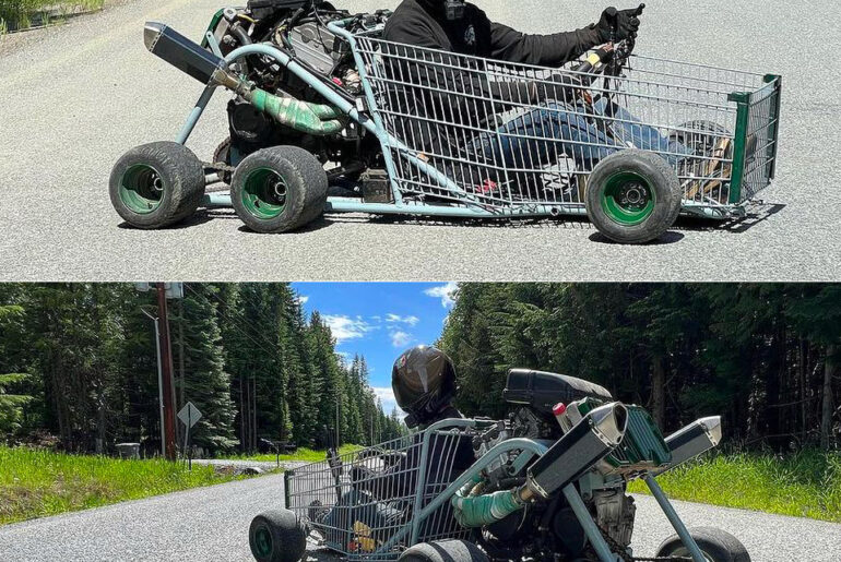 Grind Hard Plumbing World's Fastest Shopping Cart