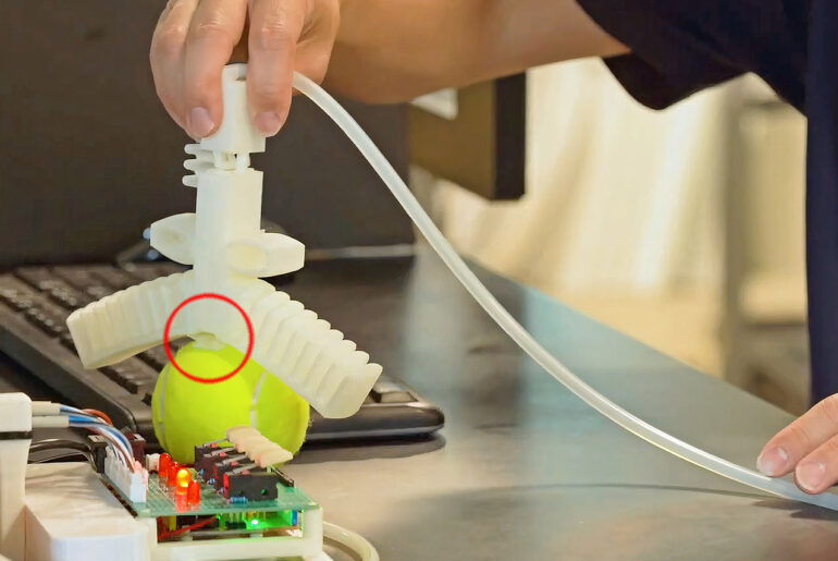 UC San Diego Robotic Gripper Air Grasp Objects