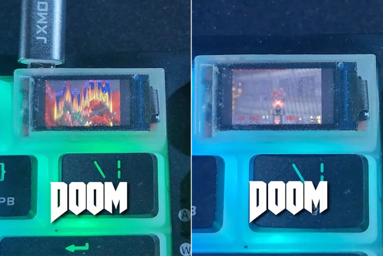 Keycap Backspace Run DOOM