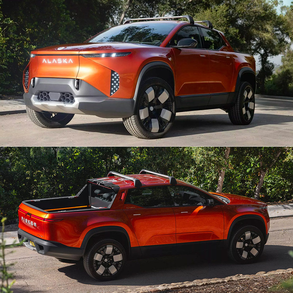 Electric Fisker Alaska Super Sport Pickup Truck