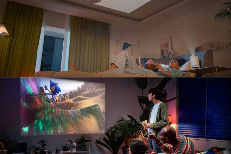Samsung Freestyle Gen 2 Portable Projector Cloud Gaming