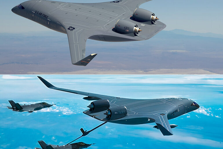 JetZero Air Force Blended Wing Body Aircraft Prototype