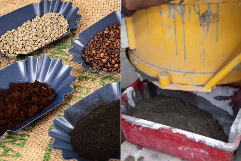 RMIT University Coffee Grounds Concrete