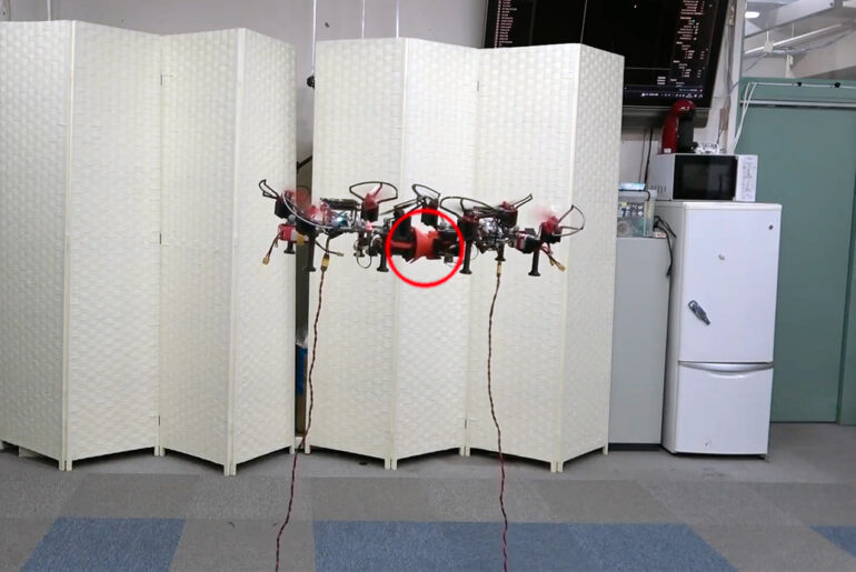 TRADY Modular Drones Link Mid-Air