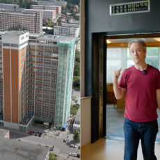 Tom Scott Bata Skyscraper Elevator Office