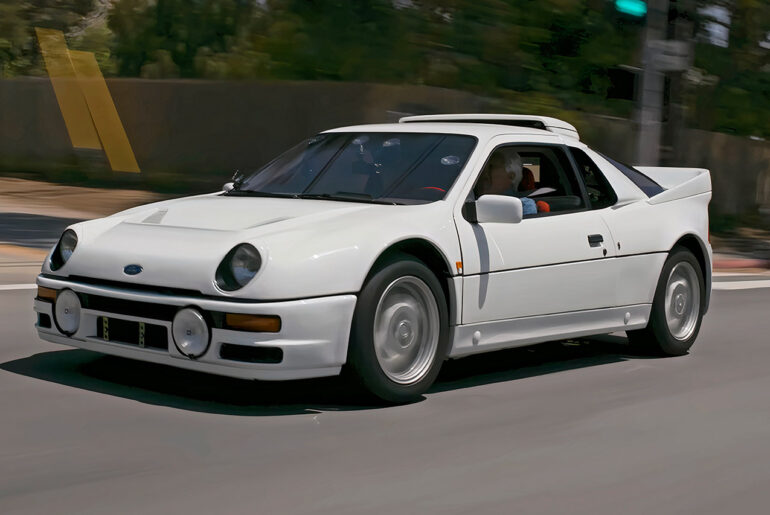 Jay Leno Tim Allen Ford RS200 Rally Car