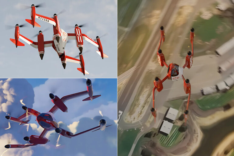 Jump Aero JA1 Pulse eVTOL Ambulance US Air Force