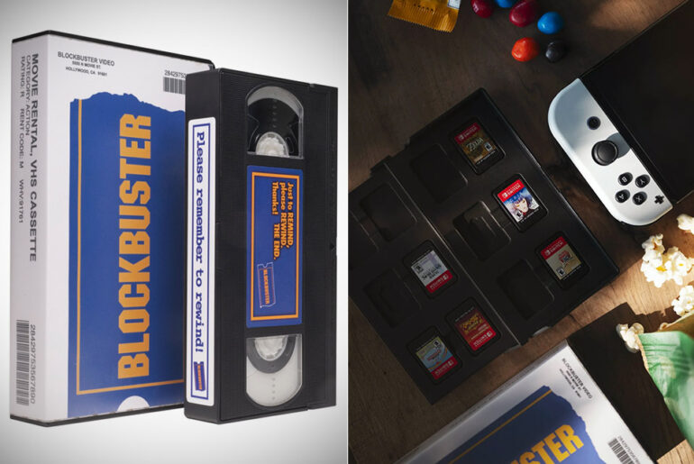 Blockbuster VHS Switch Case Retro Fighters