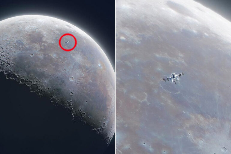 Astrophotographer Andrew McCarthy ISS Crossing Moon