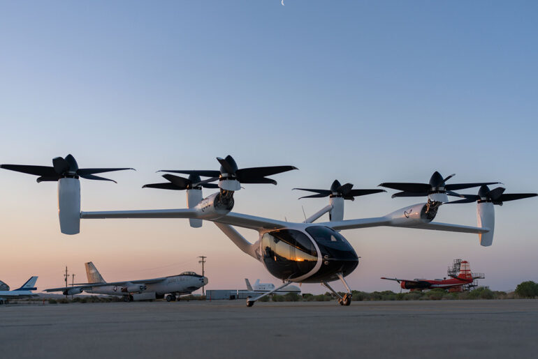 Joby Aviation First Electric Air Taxi Delivery US Air Force