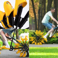 The Q Bicycle Wheels Slippers