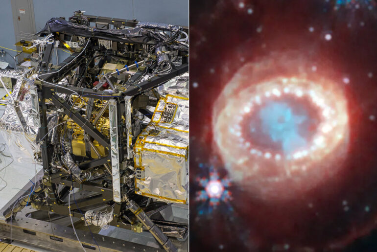 James Webb Space Telescope NIRCam Supernova 1987a