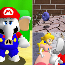 Super Mario 64 PC Port Elephant Mario Mod