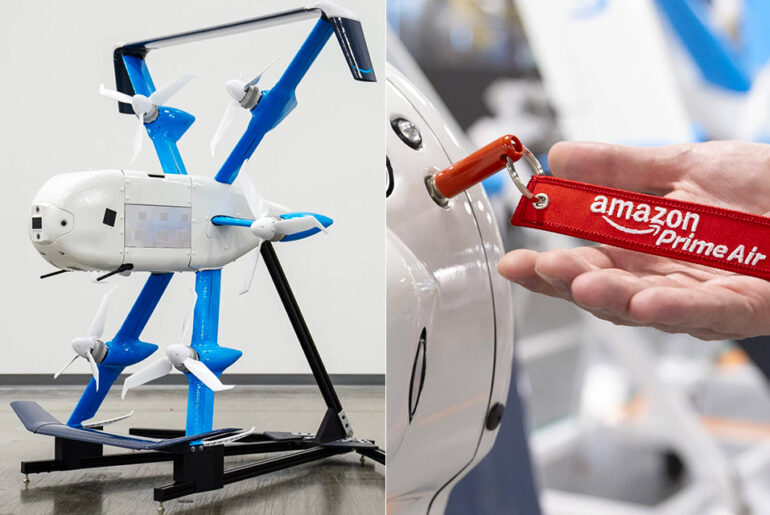 Amazon Prime Air Drone Delivery Italy UK 2024