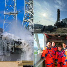 NASA Artemis II Mobile Launcher Water Deluge Test