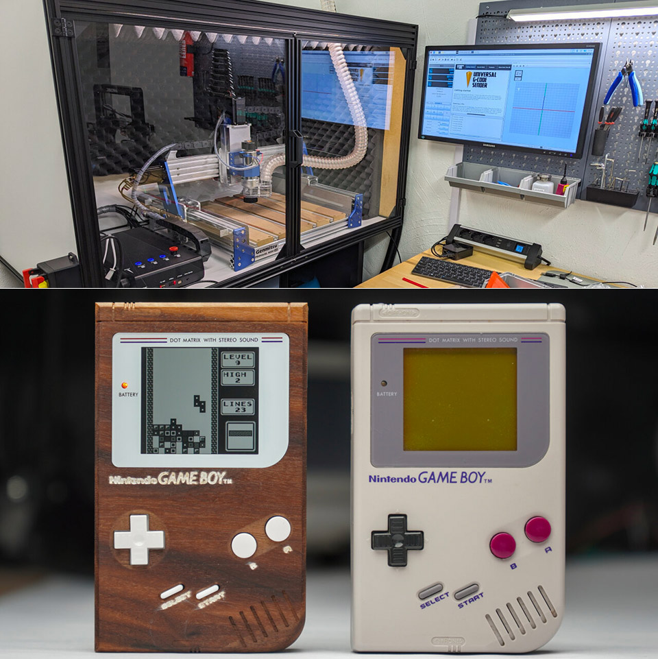 Custom Wooden Game Boy Mod