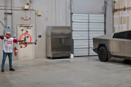 Joe Rogan Experience Beginning Joe Rogan Shoots Tesla Cybertruck Prototype with Bow and Arrow, Sparks ...
