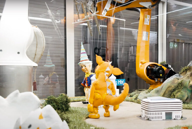KUKA Robotic Arm Puppet Show