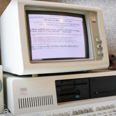 Browse the Web 1980s IBM PC DOS Microweb