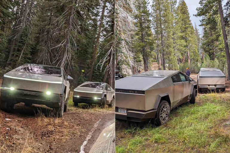 Tesla Cybertruck RC Off-Road Tahoe National Forest