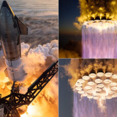 SpaceX Starship Fire 33 Raptor Engines Test