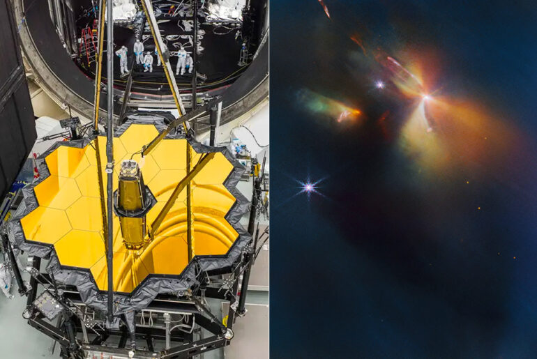 James Webb Space Telescope Herbig-Haro Object 797 HH797