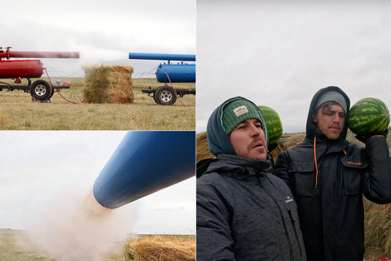Watermelons Collide 200mph Slow Motion
