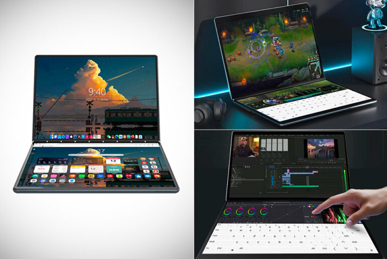 SZBOX DS135D Dual-Screen Laptop