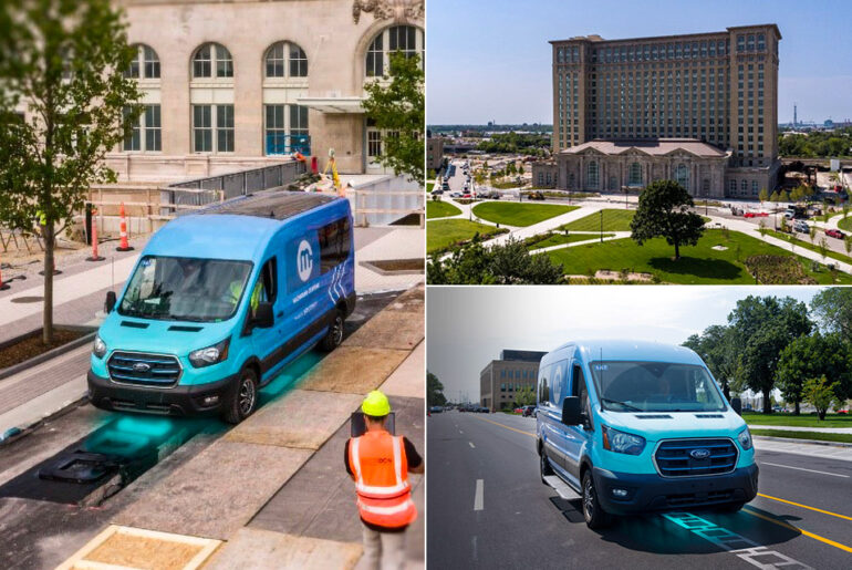Michigan First Wireless Electric Charging Road System